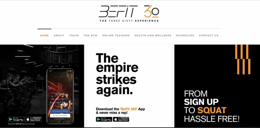 be fit 360 startup fitness