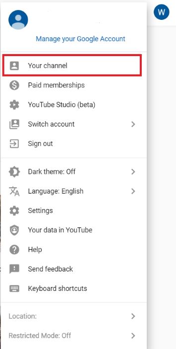 create YouTube channel steps