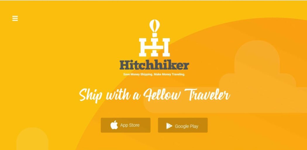 hitchhiker startup shipping courier