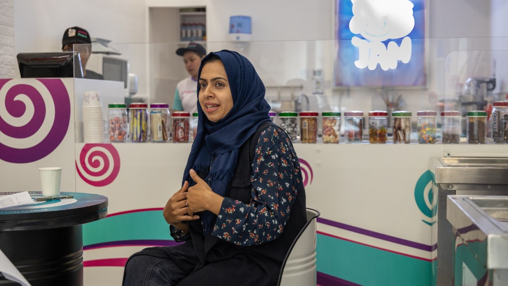 jam rolled ice cream dubai Founder