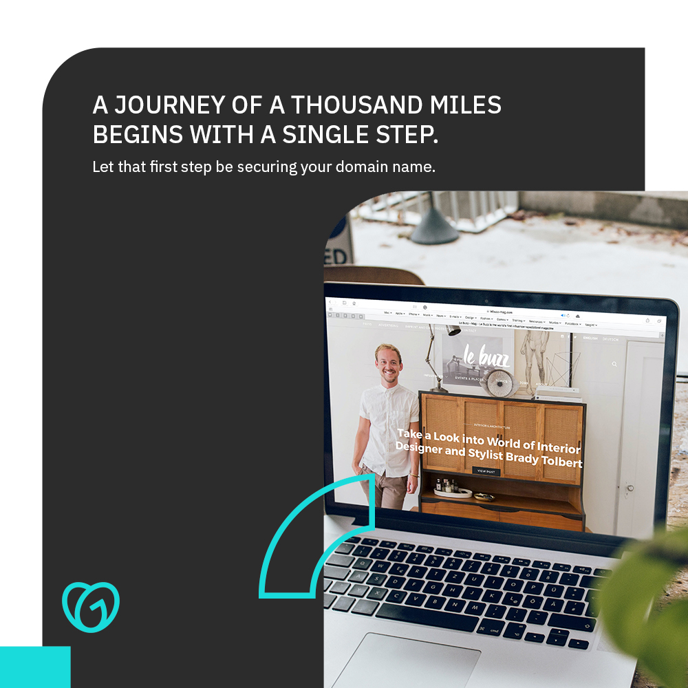 Your first step to start selling products online is securing your domain name