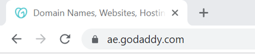 GoDaddy website protected with an SSL certificate