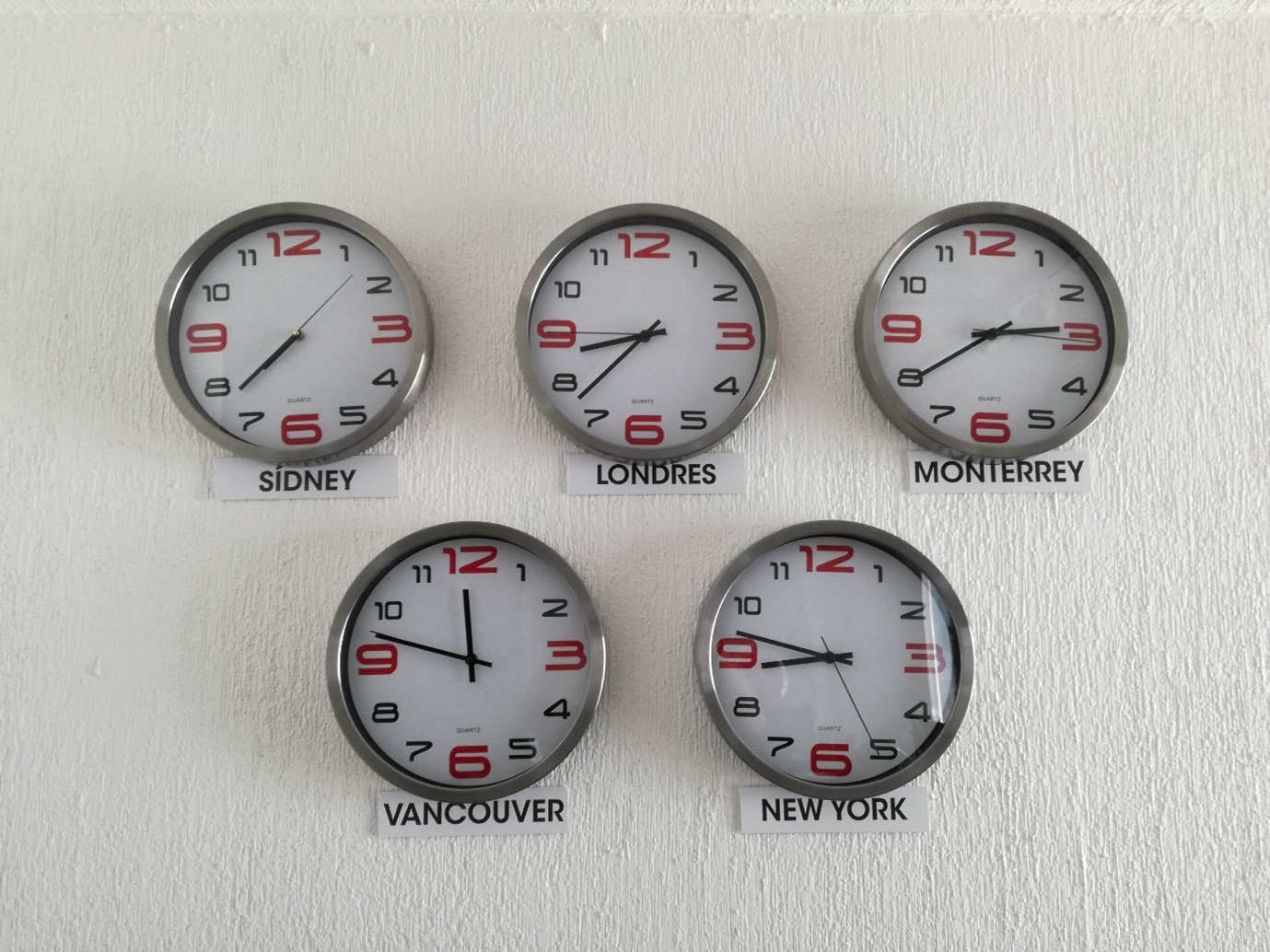 clocks hanging on the wall Instagram marketing