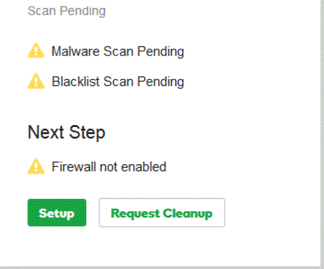 malware cleanup request