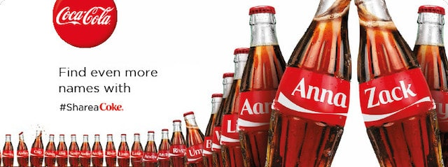 #ShareACoke campaign