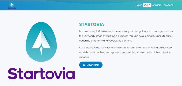 Startovia منصة توجيه لرواد الأعمال