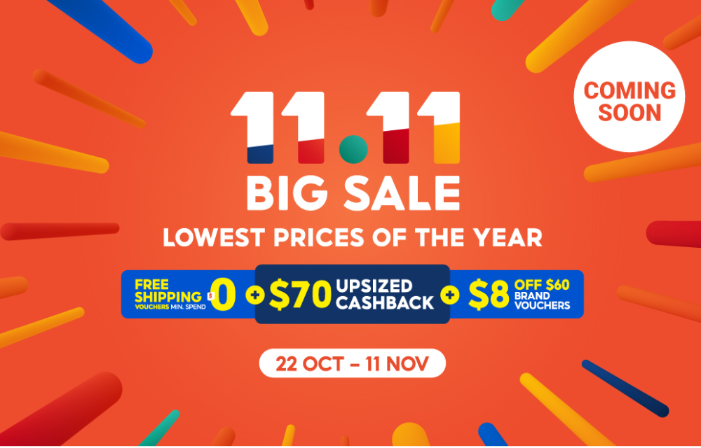 SHOPEE’S 11.11 DAY SALE IS A HUGE PART OF ITS YEAR END SALES STRATEGY