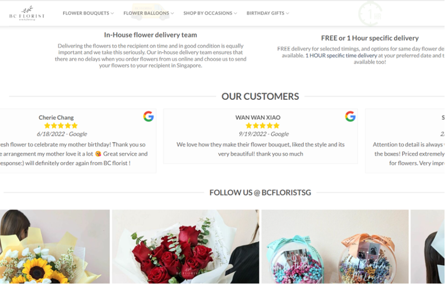 CUSTOMER REVIEWS ON YOUR WEBSITE ARE KEY TO DISPLAYING YOUR BUSINESS’S TRUSTWORTHINESS.