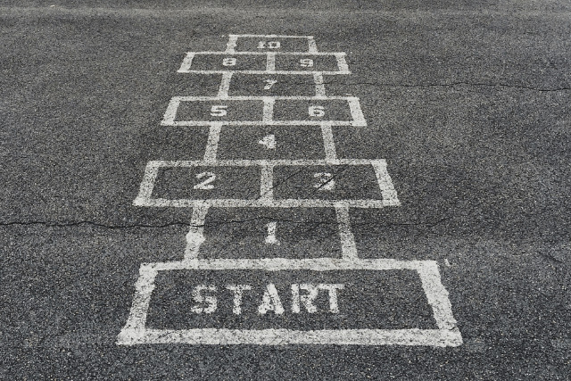 First-Time Entrepreneur Hopscotch Start Position