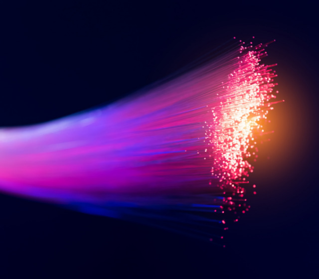 Glowing Fiber Optic