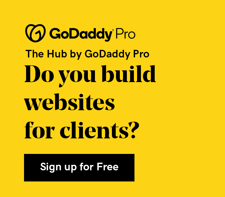 GoDaddy Pro Ad