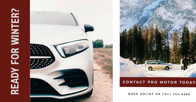 GoDaddy Studios Templates For Winter Car Services