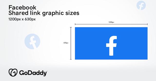 Social Media Image Sizes Facebook Shared Link Graphic