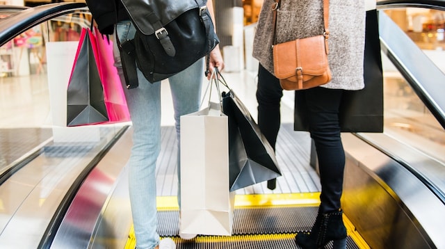 Best Website Design Two Women on an Escalator