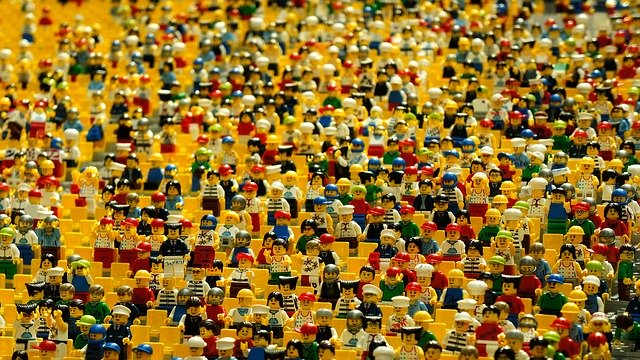 Buy Instagram Followers Crowd of Lego Figures