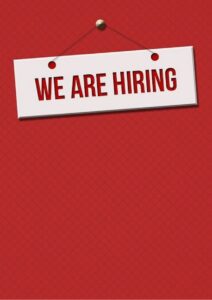 Career Opportunities We are Hiring Sign