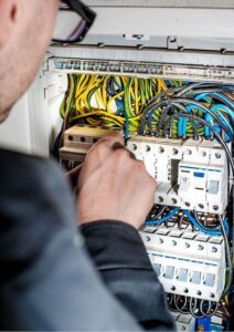 Construction Jobs Electrician Working