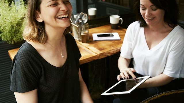 Customer Experience Two Women Talking