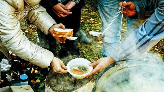 Fresh Start Woman Feeding the Homeless