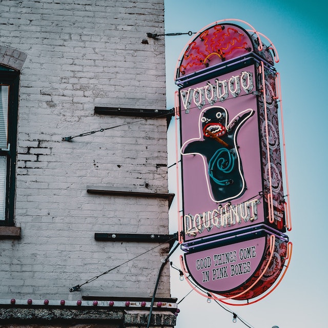 Marketing Strategy Donut Shop Sign