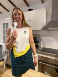 Aussie Olympian Jo Brigden-Jones in the kitchen