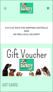 Barkery Deluxe logo gift voucher