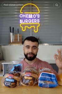 Chebbo's Burgers TikTok bun video