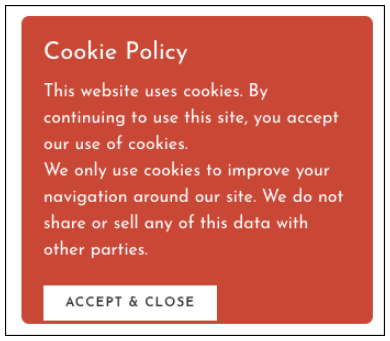 GDPR Australia WB Cookie Pop Up