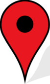 Google Maps red pin icon