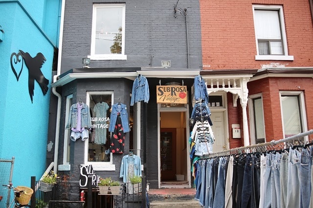 Small Business Grants Vintage Clothing Shop