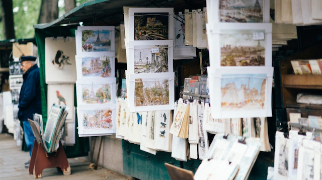 Starting a Business Streetside Art Stall