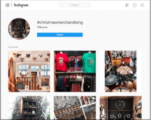 Visual Merchandising Instagram Search