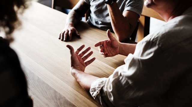 Management Skills Three People at Table