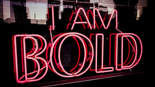 Psychographic Segmentation I Am Bold Sign