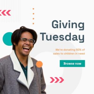 Giving Tuesday retail graphic