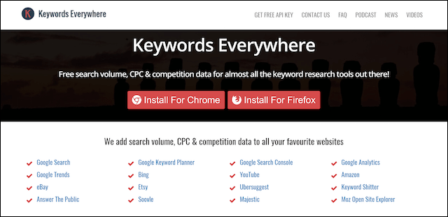 Keyword Planner Keywords Everywhere