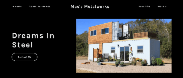 Mac’s Metalworks website