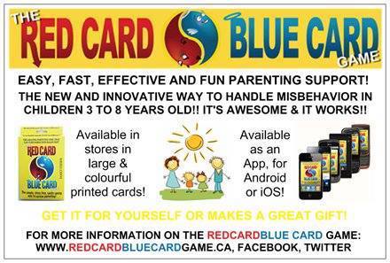 The Power of Positive Thinking Red Card Blue Card