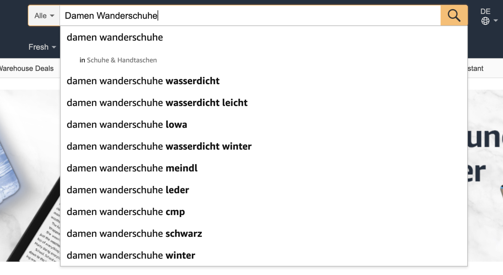 eCommerce SEO – Wie du dein Suchranking in 8 Schritten boostest_Amazon