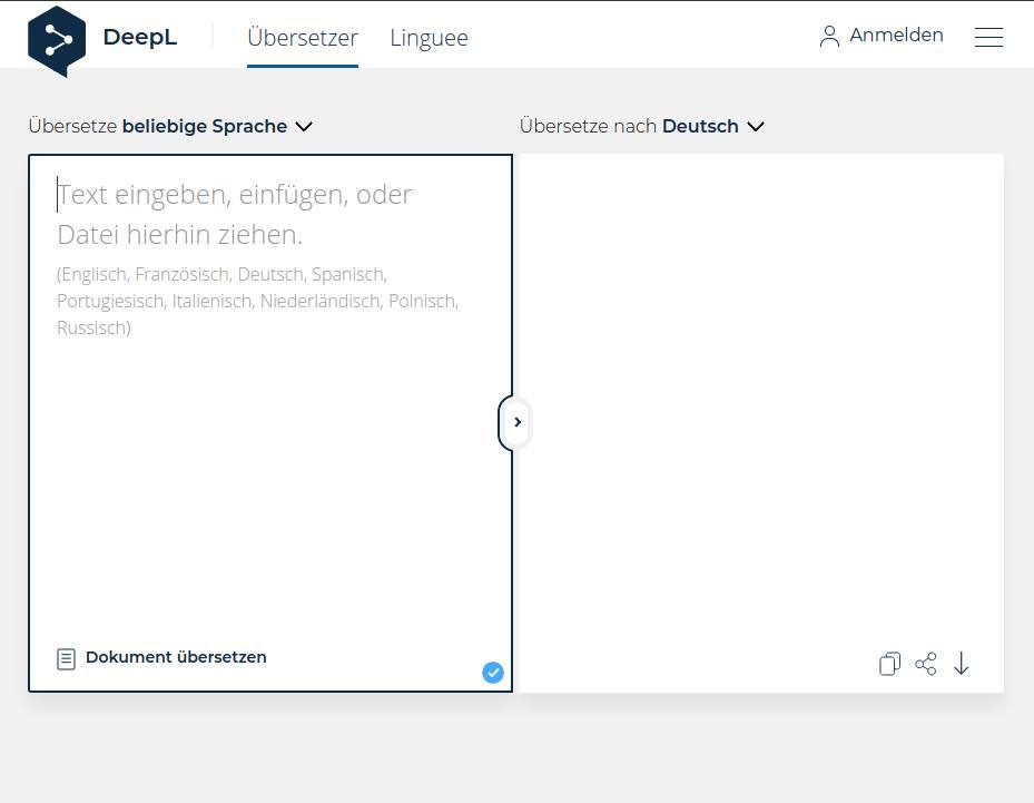 Abbildung: Die besten kostenlosen Tools für die Online-Übersetzung_Online-Uebersetzung-DeepL