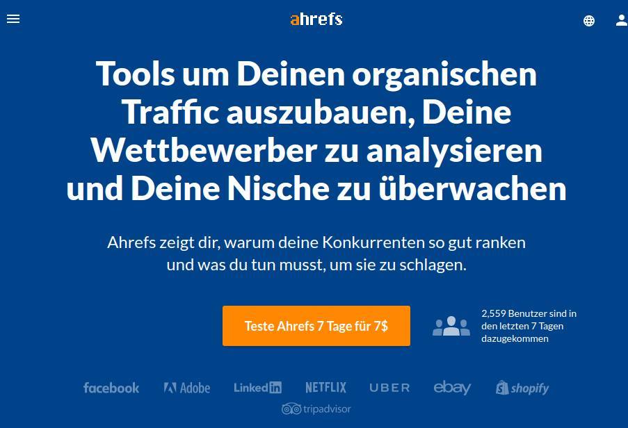 SEO-Optimierung für Webseiten kleiner Unternehmen - Eine Anleitung für Einsteiger_ahrefs-SEO-Optimierung