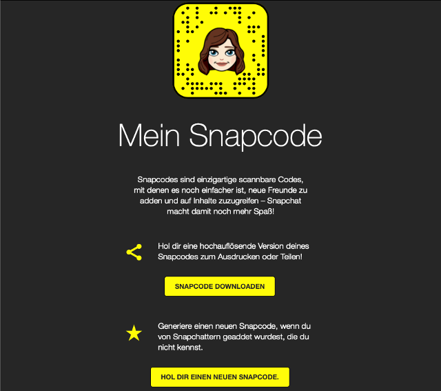 Abbildung 1 - Screenshot der Login-Seite von Snapchat