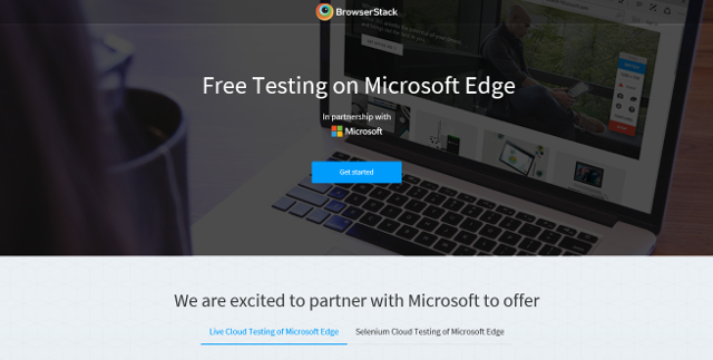 Abbildung - Free Testing Microsoft Edge ohne Windows