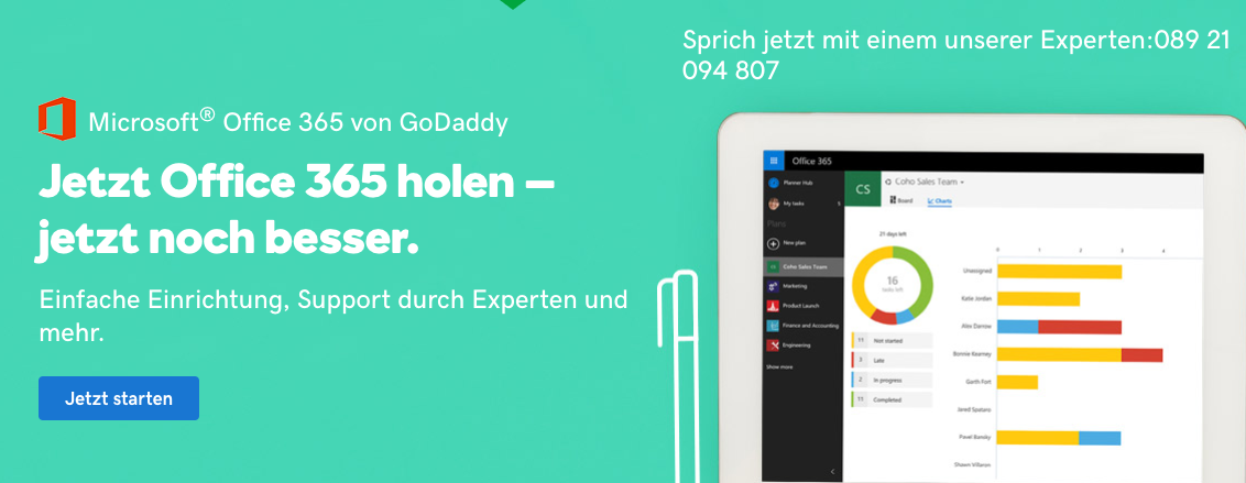 Wie du mit Microsoft Office 365 effizienter Arbeiten kannst_GoDaddy