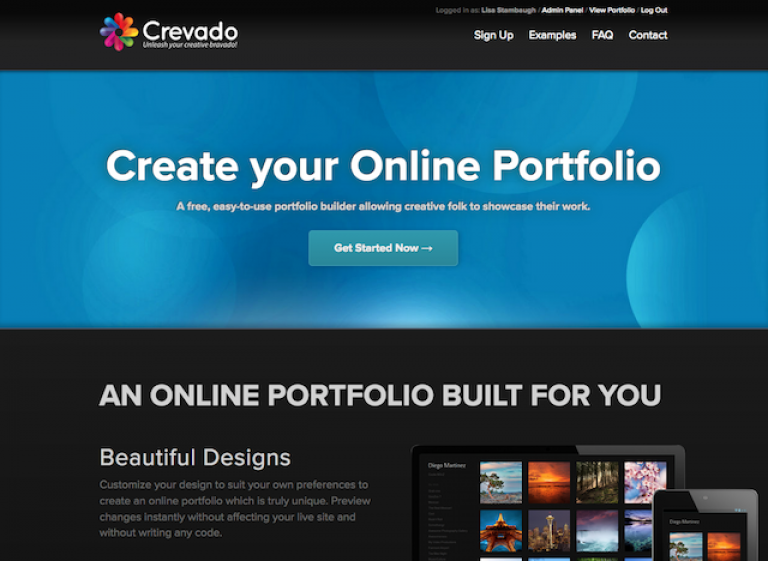 Die besten Online Portfolio Websites_Crevado