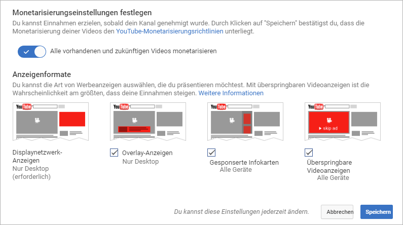 Mit YouTube Geld verdienen- Lerne deine Möglichkeiten kennen_Monetarisierung