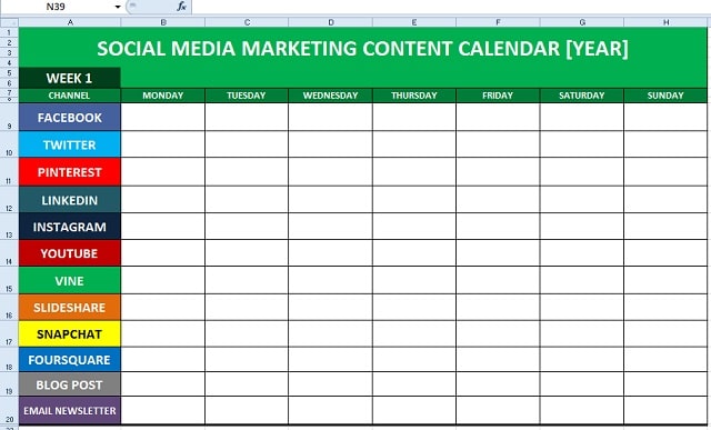 Wie du einen Social Media Plan mit Engagement-Potential erstellst Monatsplan