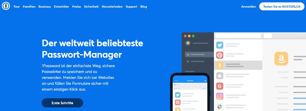 Abbildung - Passwort-Manager 1Password