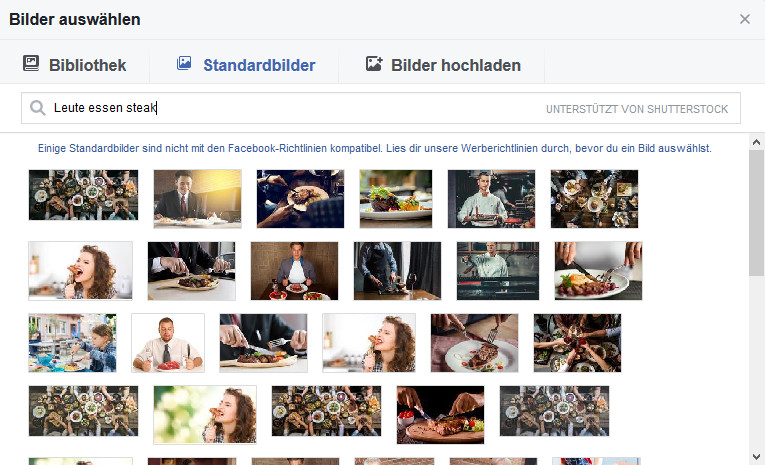 Restaurant Marketing Facebook Bilder