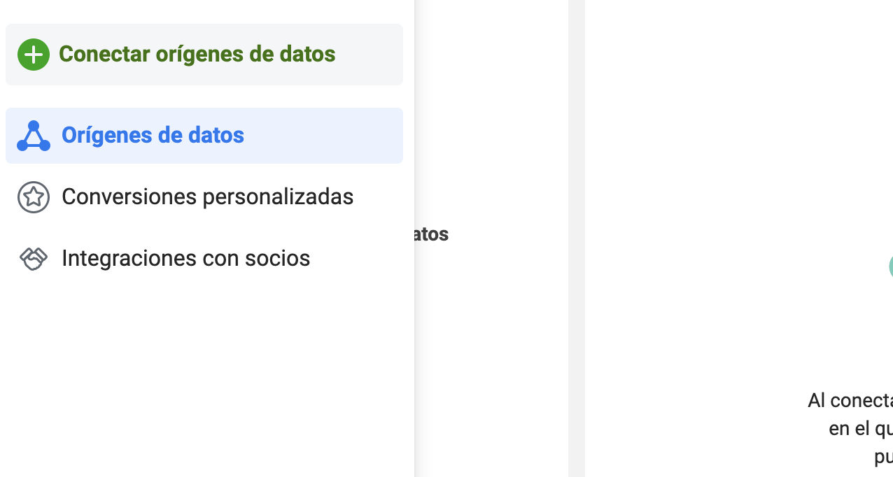 Conectar el orígen de datos